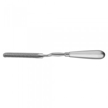 Bone File Semi-Round Stainless Steel, 24.5 cm - 9 3/4"